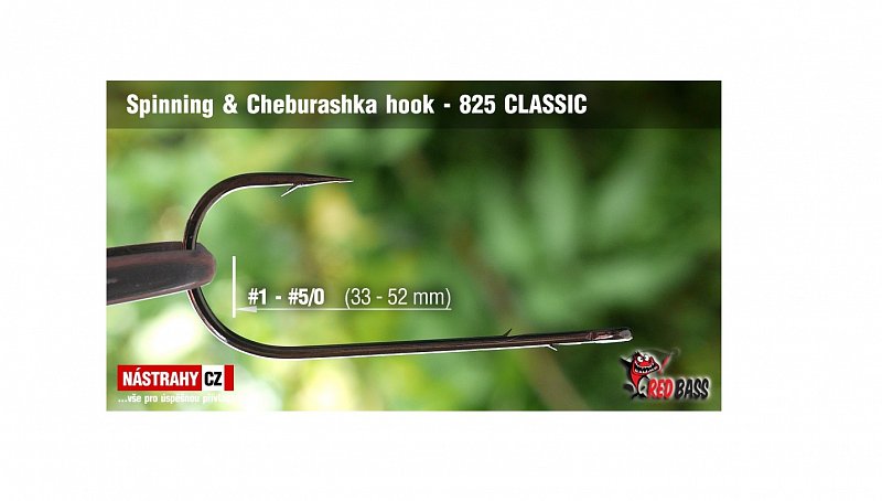 RedBass Háčiky Spinning & Cheburashka hooks 825